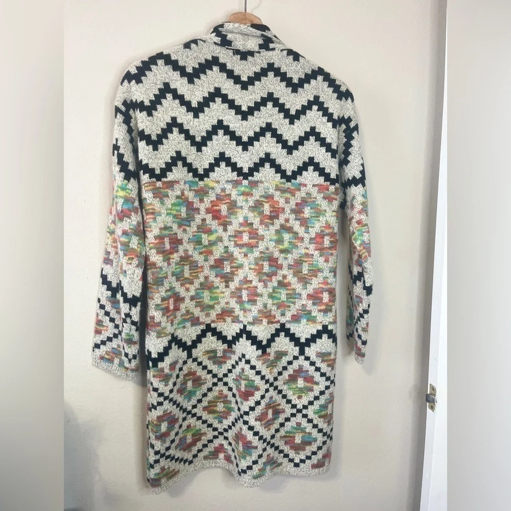 Debut rainbow Aztec longline Cardigan XS